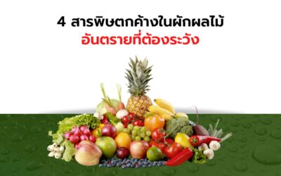 4 สารพิษตกค้าง อันตรายที่ต้องระวัง